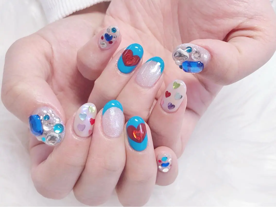 ネイル ハンドネイル MoonNail ユリ🌸のネイルデザイン