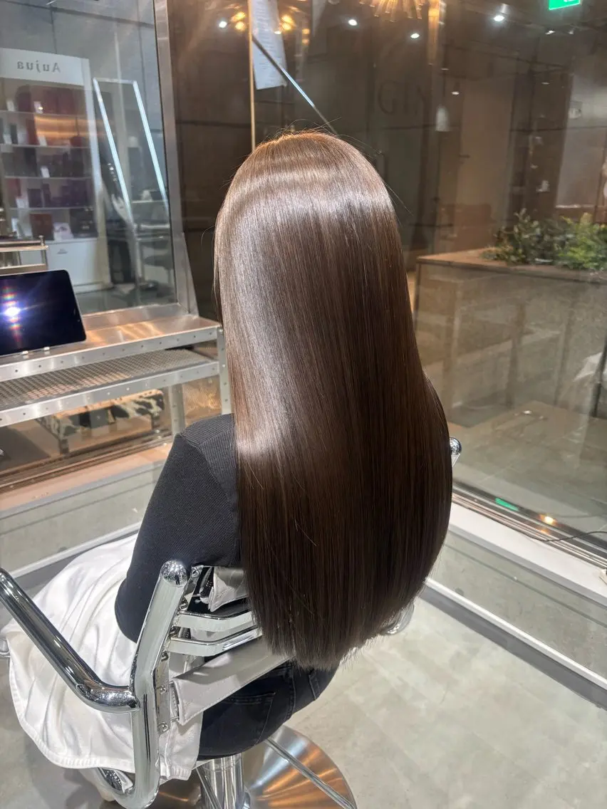 ロング 心愛🐈‍⬛🩶 studio qのヘアスタイル