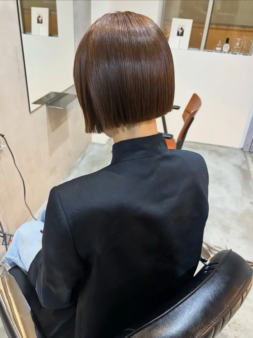 ショート ボブ カット トリートメント kanon レイヤー・ボブのヘアスタイル