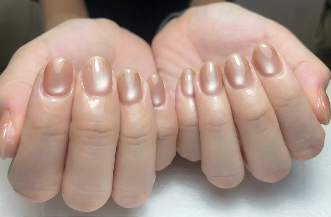 ネイル チークネイル 長さ出し フレンチネイル ジェルネイル 韓国ネイル 中野駅から2分 MEO NAILのネイルデザイン