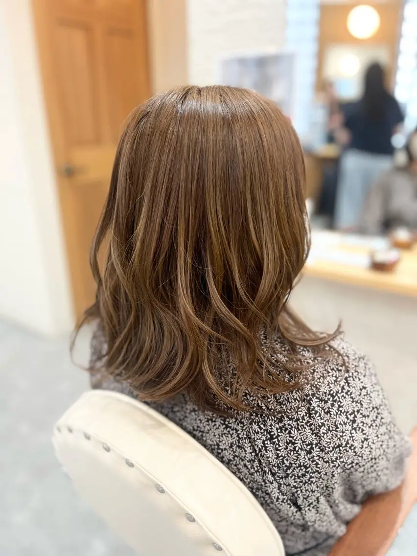 ミディアム カット ヘアカラー トリートメント 🌸 ROPEさとみ🌸のヘアスタイル