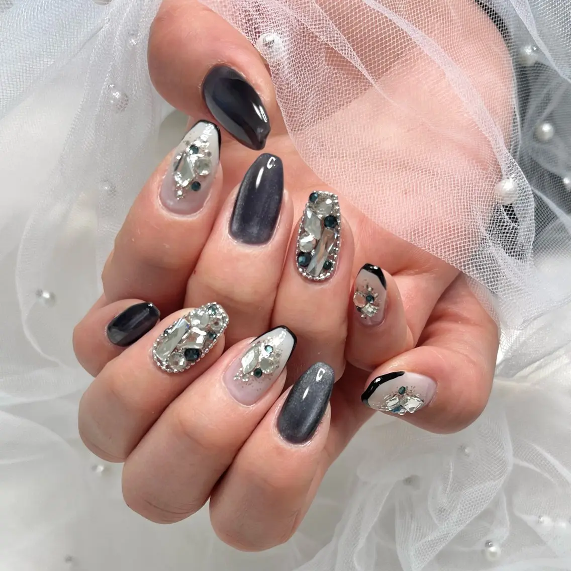 ネイル ハンドネイル 北巽駅Nail muu...🫧🧸のネイルデザイン