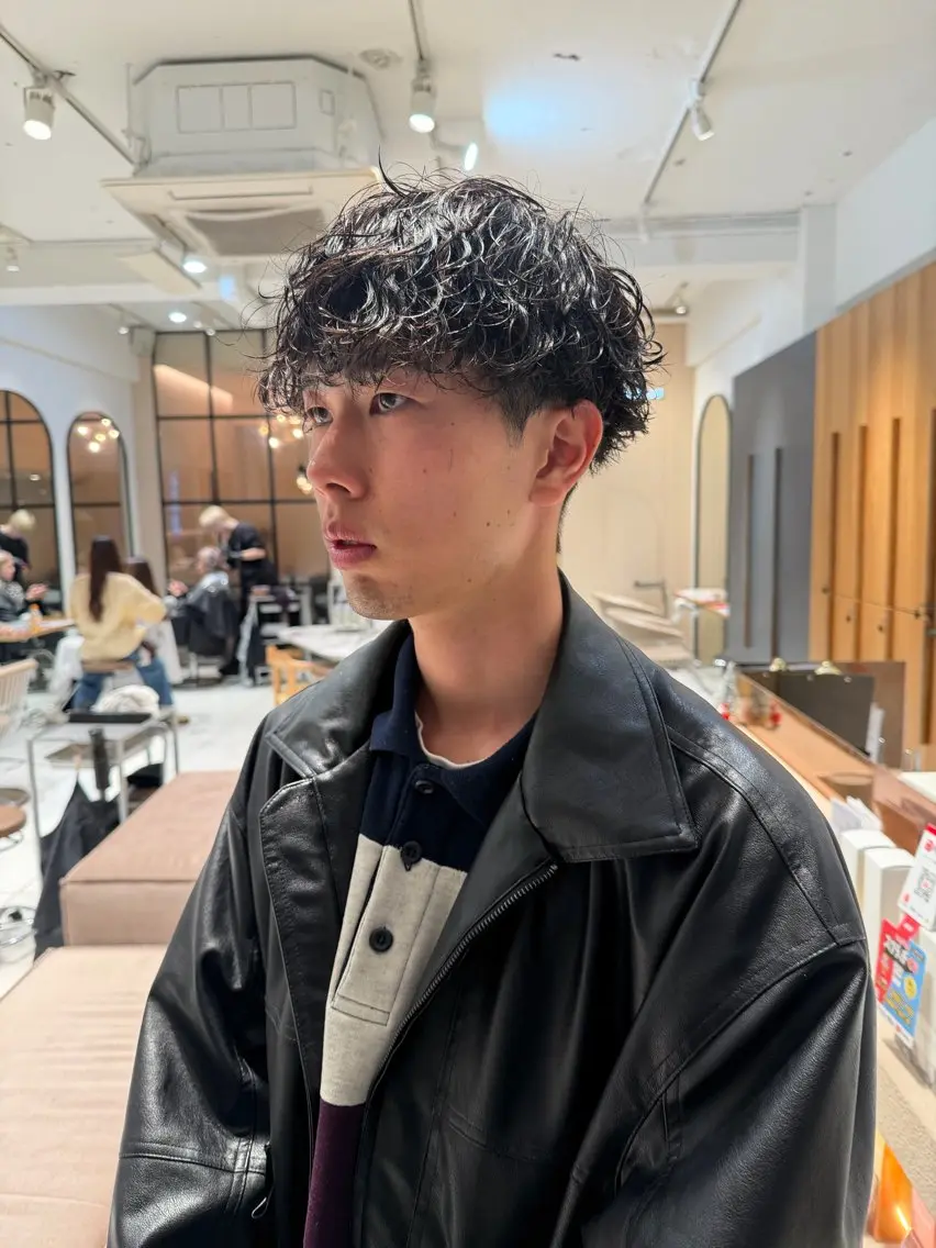 パーマ メンズ メンズパーマ 波巻きパーマ スパイラルパーマ カット パーマ メンズカット /パーマ🍀田畑玖音のヘアスタイル