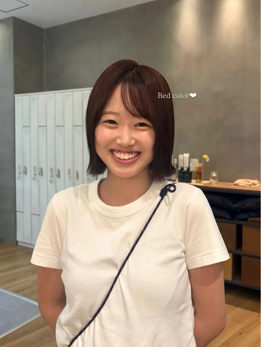 カラー ヘアカラー 清水 璃央のヘアスタイル
