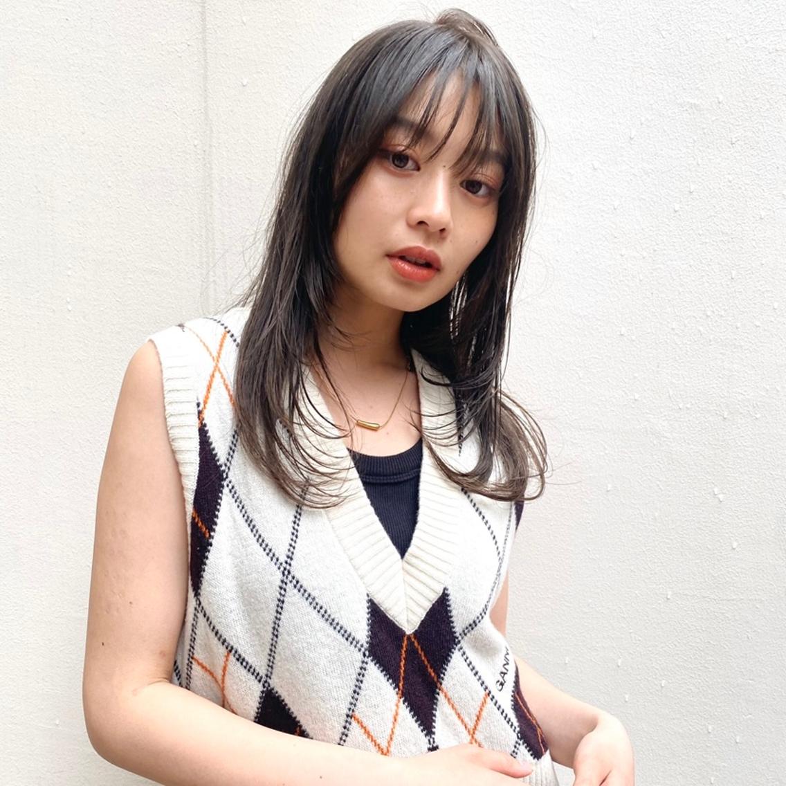 ミディアム カラー パーマ ヘアアレンジ カット ヘアカラー トリートメント ✨店長/原宿/艶髪✨ 阿部凌太郎のヘアスタイル