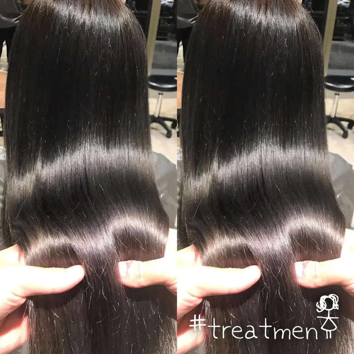 ロング カラー くせ毛 顔周りカット 髪質改善 似合わせカット トリートメント カット ヘアカラー トリートメント 渋谷レイヤーカット❌ 縮毛矯正専門/武田涼のヘアスタイル