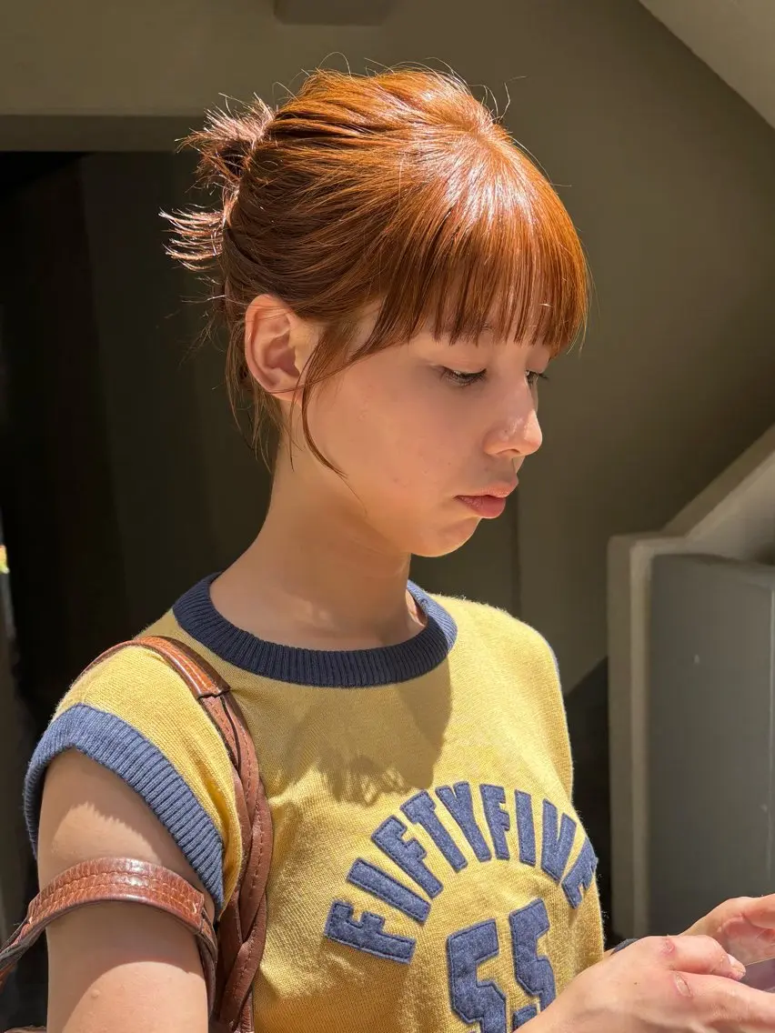 ショート カラー アッシュ ベージュカラー ブリーチ 透明感カラー ダブルカラー mei|顔まわり ×透明感カラーのヘアスタイル