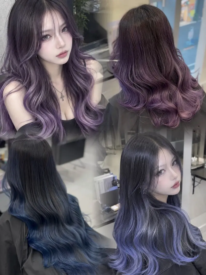 セミロング ハイライト レイヤーカット ヘアカラー トリートメント ⚜️バレイヤージュの 小池柚葉⚜️のヘアスタイル