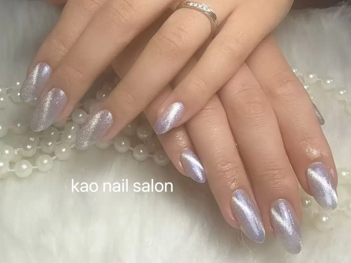 ネイル ハンドネイル kao nail マグネット/長さだしのネイルデザイン