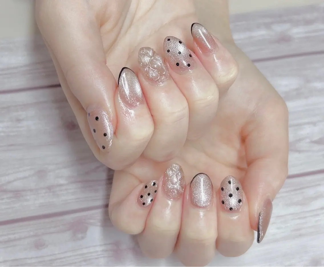 ネイル 長さ出し MYu Beauty Salon YURIのネイルデザイン