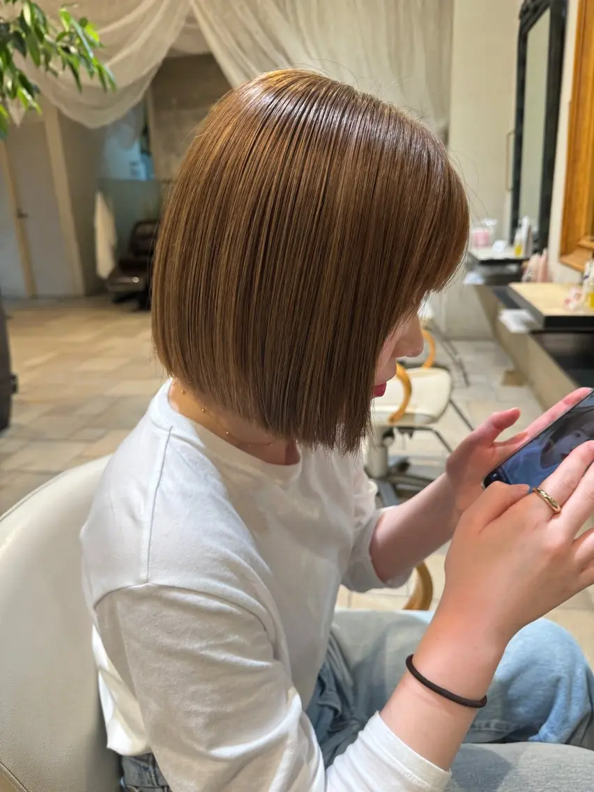 ショート ボブ カイ マコトのヘアスタイル