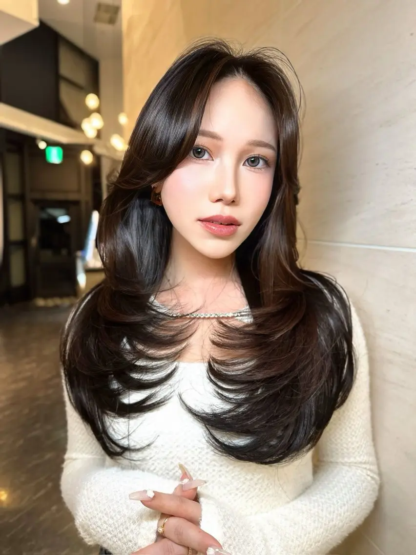 ロング カラー カット ヘアカラー トリートメント 色気ヘア💄 TAKAHIROのヘアスタイル