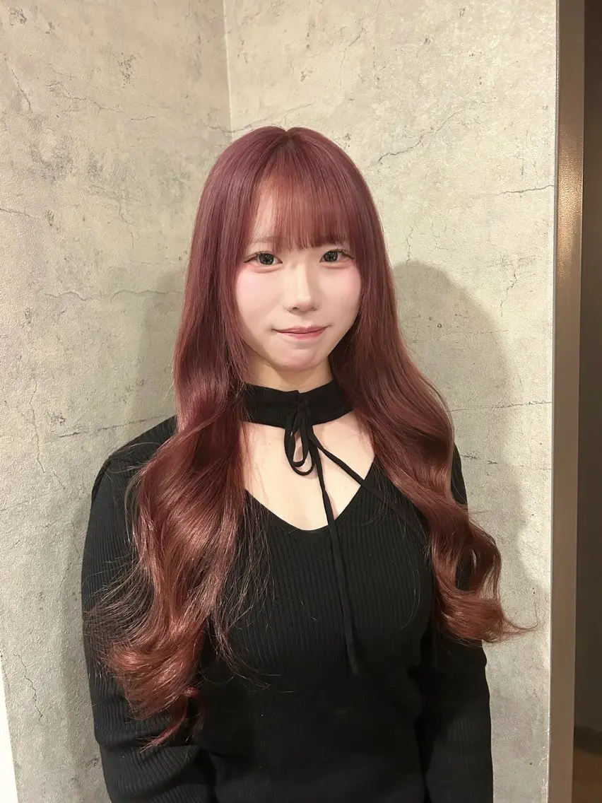 セミロング カラー ベージュカラー ピンクカラー ピンクベージュ カット ヘアカラー トリートメント パーソナルカラー 診断🍀マリンのヘアスタイル