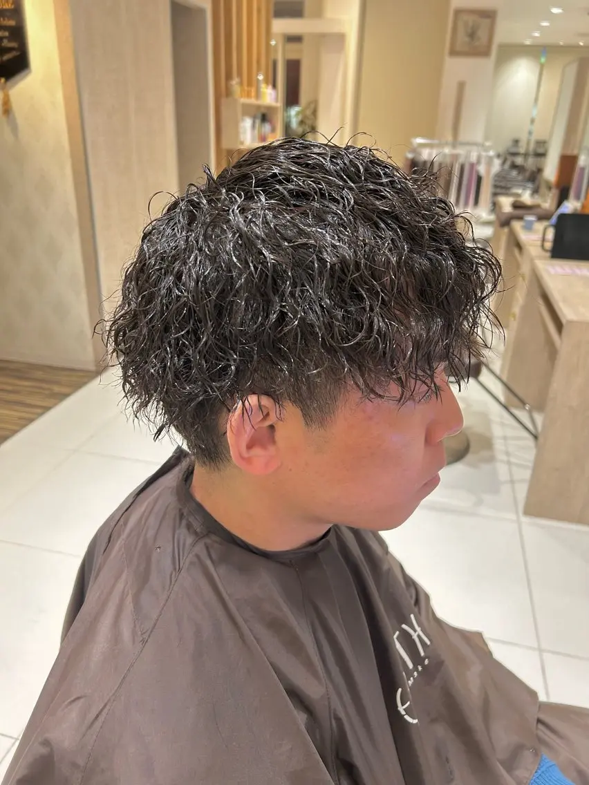 【メンズ人気No.1】⚡️カット＋ツイストスパイラルパーマ￥18260→¥8530の写真