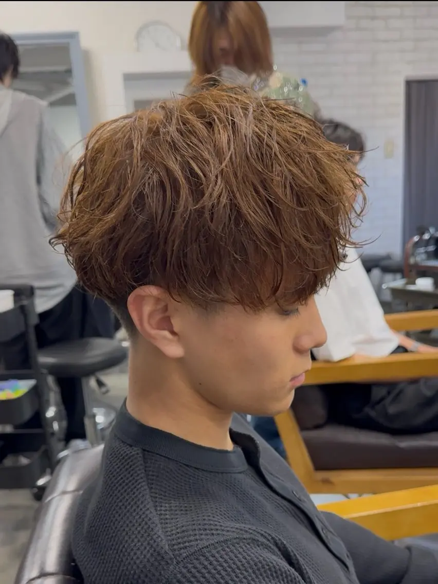 パーマ メンズ 大阪メンズ 美容師井上智博のヘアスタイル
