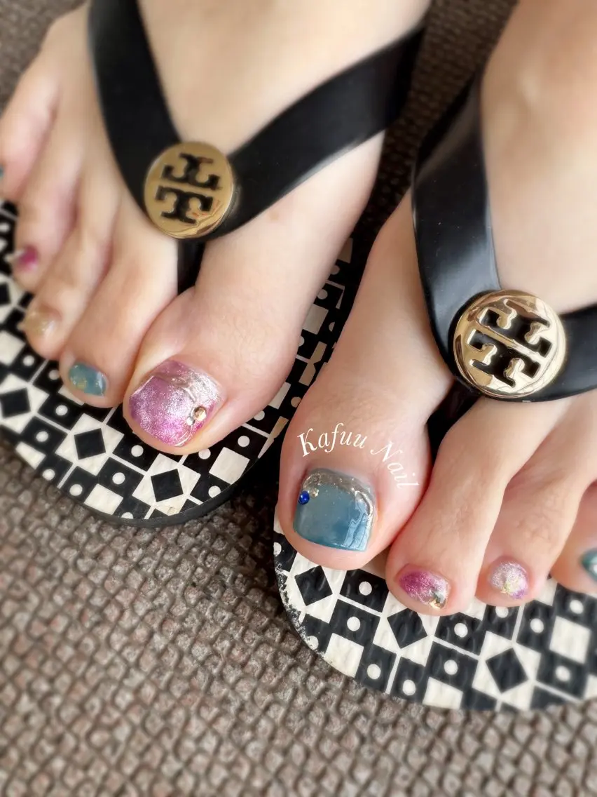 ネイル マグネットネイル Kafuu Nailのネイルデザイン