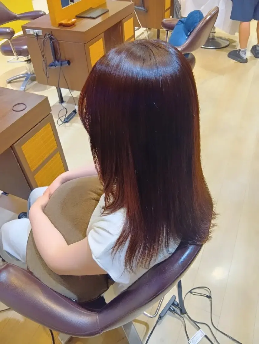 カラー ロング ブラウンカラー 顔周りカット 髪質改善 レイヤーカット 似合わせカット カット ヘアカラー トリートメント 小林暢🌟Orque 髪質改善サロン🌙のヘアスタイル