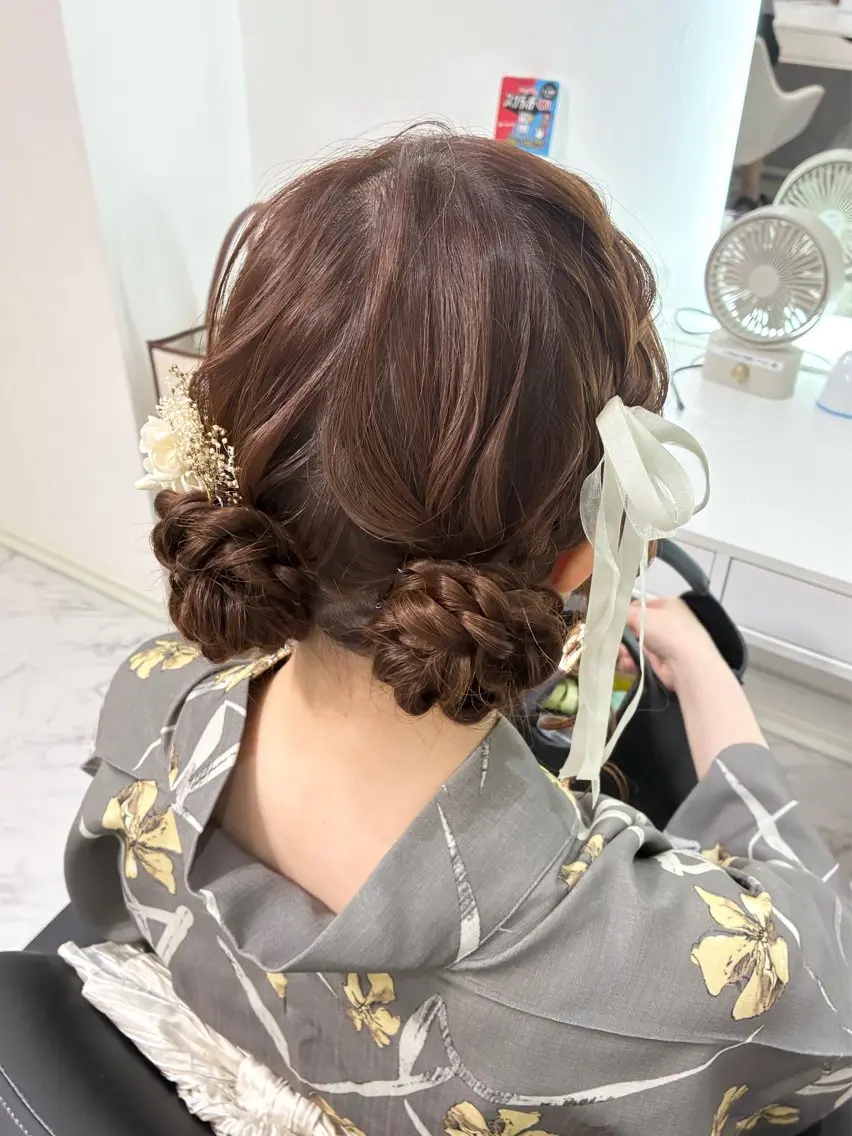 ロング ヘアアレンジ 着付け ヘアセット専門店 Rのその他イメージ