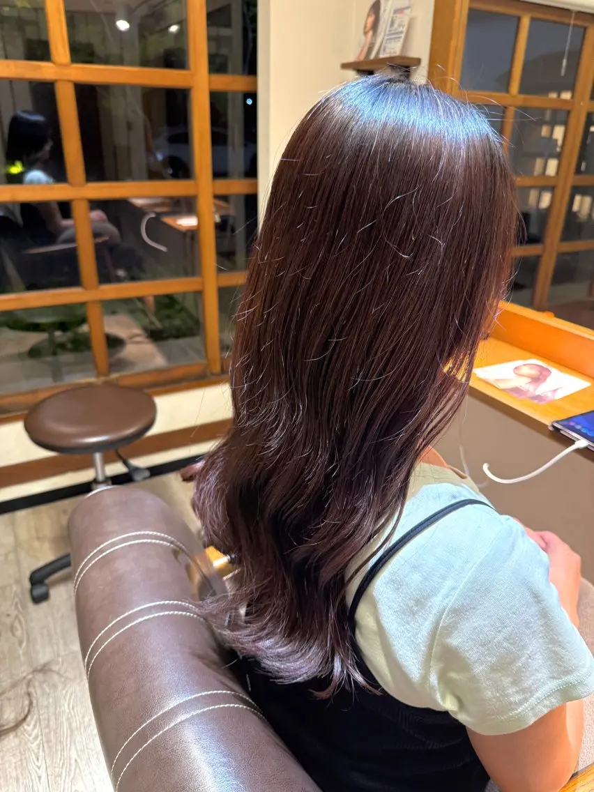 ロング 木元 恵実のヘアスタイル