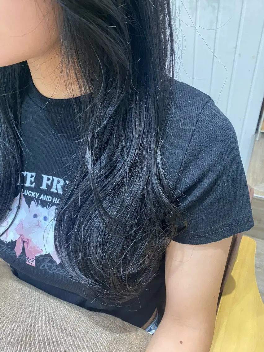 ロング カラー ブリーチ ブラウンカラー 透明感カラー ダブルカラー イルミナカラー カット ヘアカラー トリートメント N°+aero 😊れいか😊のヘアスタイル
