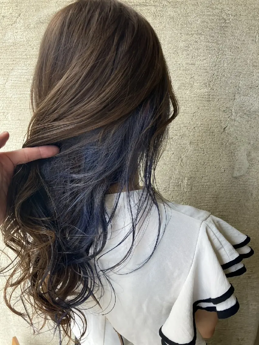 ロング カラー ダブルカラーモデル☆ SHUNYAのヘアスタイル