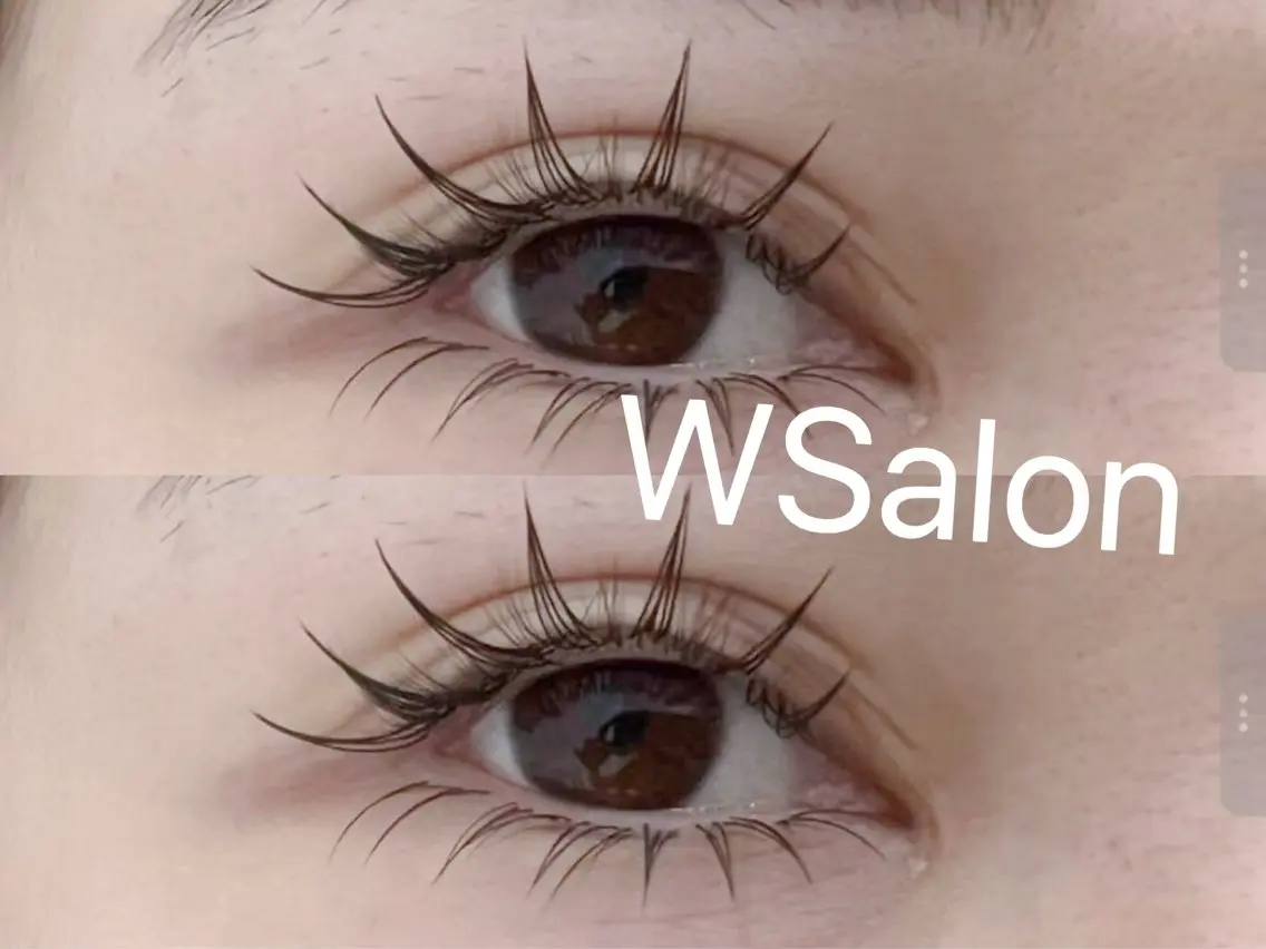 マツエク・マツパ 付け放題 バインドロック カラーマツエク フラットラッシュ 韓国風マツエク W Salon アイラッシュのマツエク・マツパデザイン