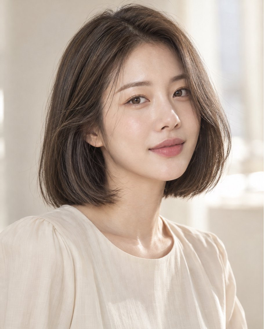 ショート カラー 切りっぱなしボブ ワンレンボブ ボブ ボブカット 募集中/村上廉のヘアスタイル