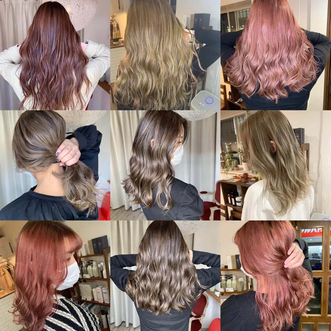 セミロング カット ヘアカラー yoshihara yuukiのヘアスタイル