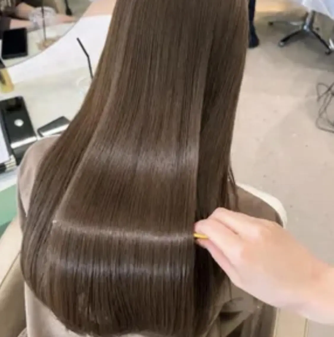 ロング カラー カット ヘアカラー トリートメント 髪質改善/透明感カラ ー/Ayana 🍒のヘアスタイル