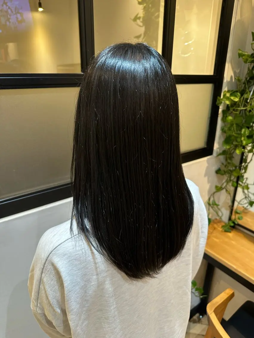 🌟人気No.1🌟ケアカラー+Aujua4ステップトリートメント(ブリーチなし) ◎平日限定の写真