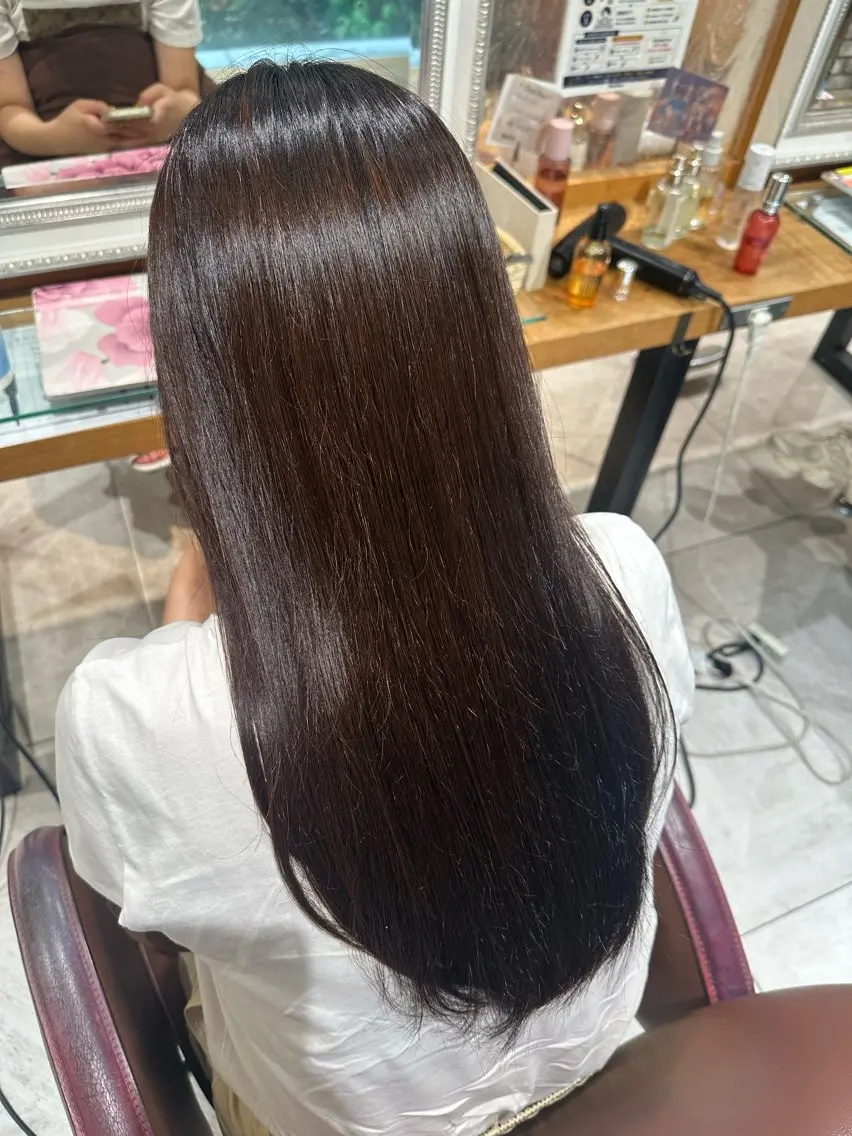 ロング カラー ヘアカラー 市沢 光花のヘアスタイル