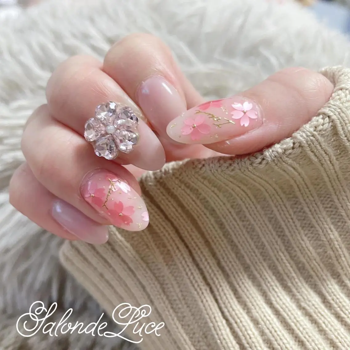 ネイル 桜ネイル Salon de Luceのネイルデザイン