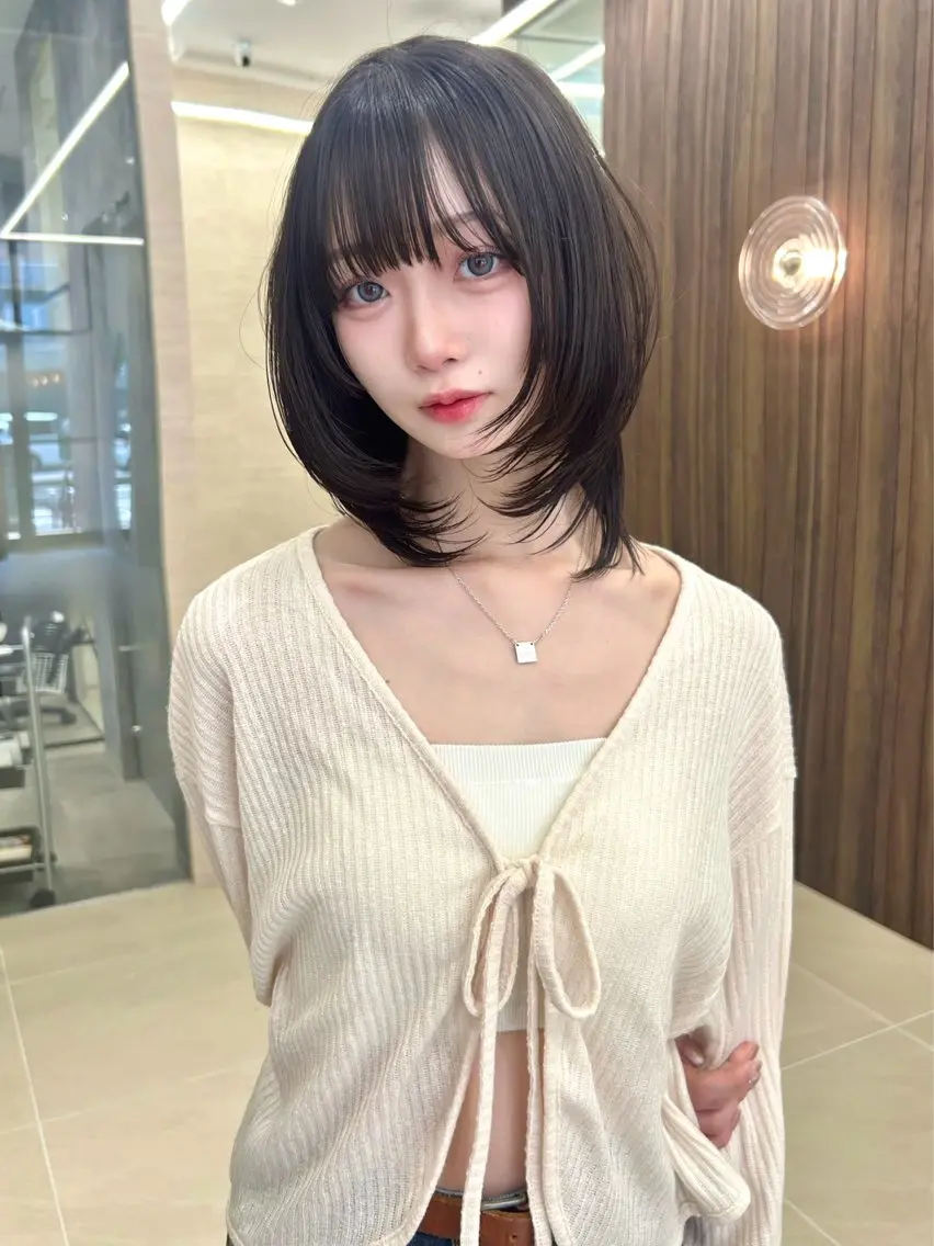 ミディアム PULSE ASAHIのヘアスタイル