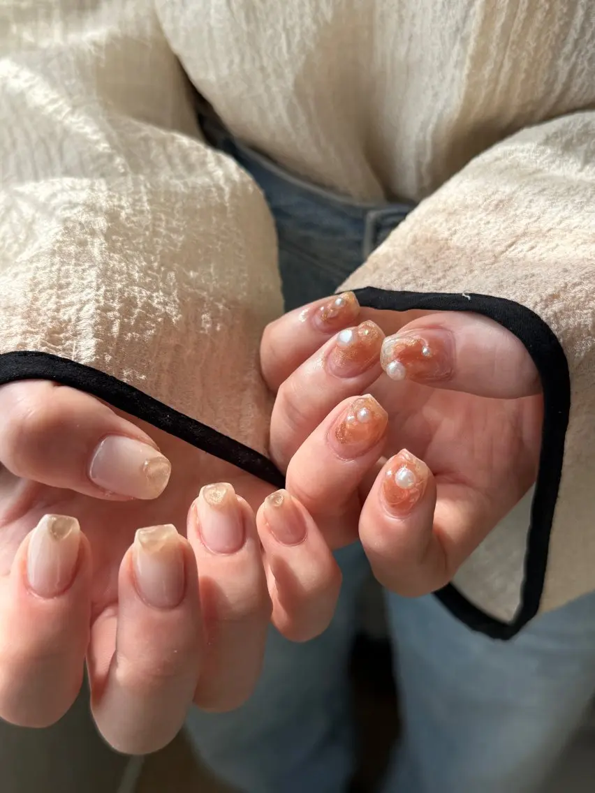 ネイル ニュアンスネイル ハンドネイル ayaka naruのネイルデザイン
