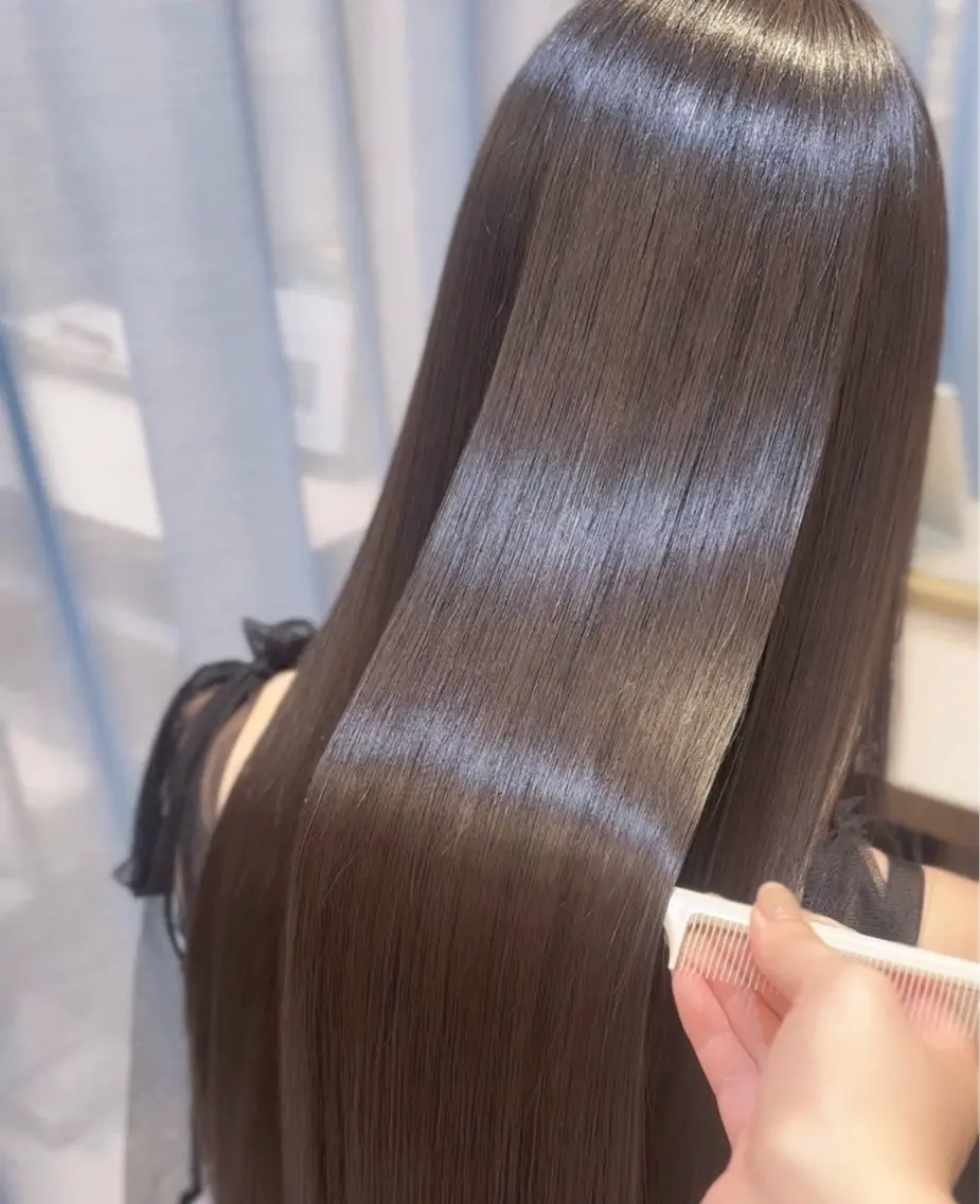 ロング 髪質改善 トリートメント HALO treatmentのヘアスタイル