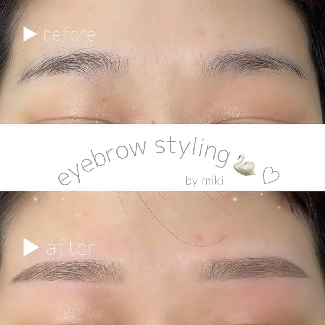アイブロウ ワックス脱毛 眉カット .i salon🤍 m i k iのマツエク・マツパデザイン