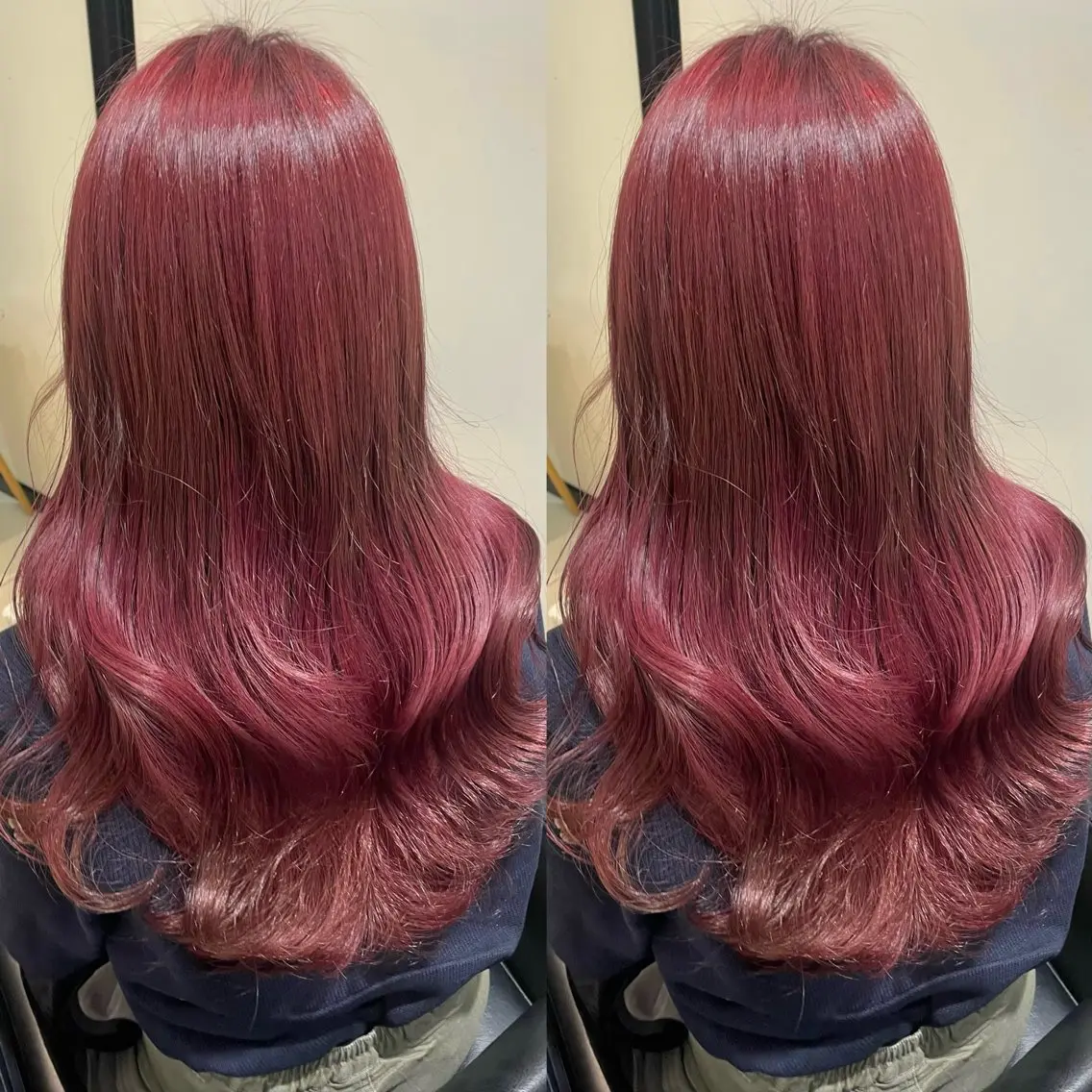 ロング カラー ヘアカラー トリートメント ブリーチなしカラー kana🐱のヘアスタイル
