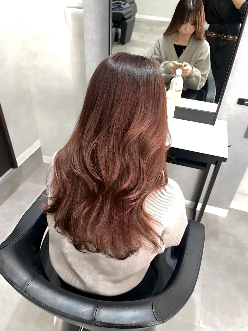 セミロング レイヤーカット THE2ND 大竹 瞳のヘアスタイル