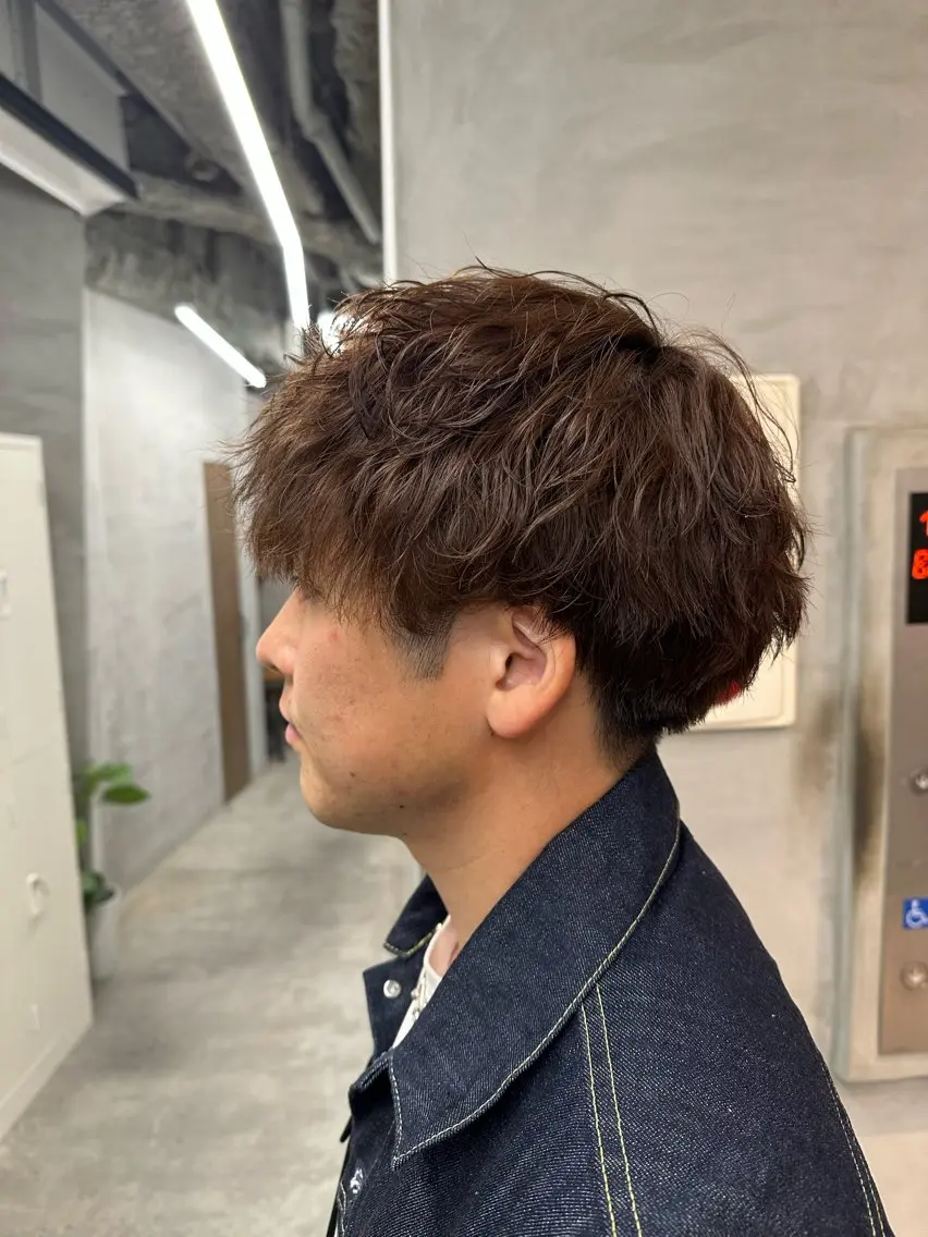 爽やかメンズカット+パーマ ¥12900の写真