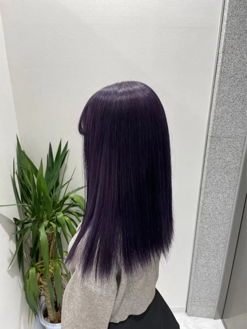 セミロング カラー ヘアアレンジ ブリーチ 髪質改善 似合わせカット 🫧モテる💗ダメー ジレスハイトーン🫧のヘアスタイル