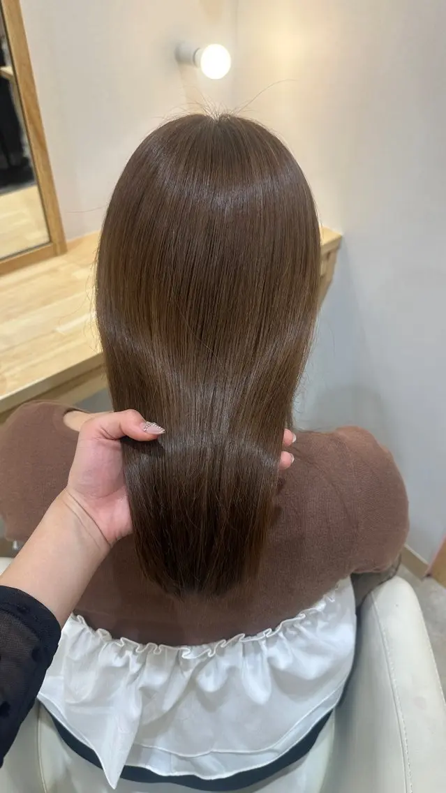 カラー ブリーチ ブリーチなしカラー カット ヘアカラー トリートメント 淡い暖色カラー🩰 girly ♡ ノアのヘアスタイル