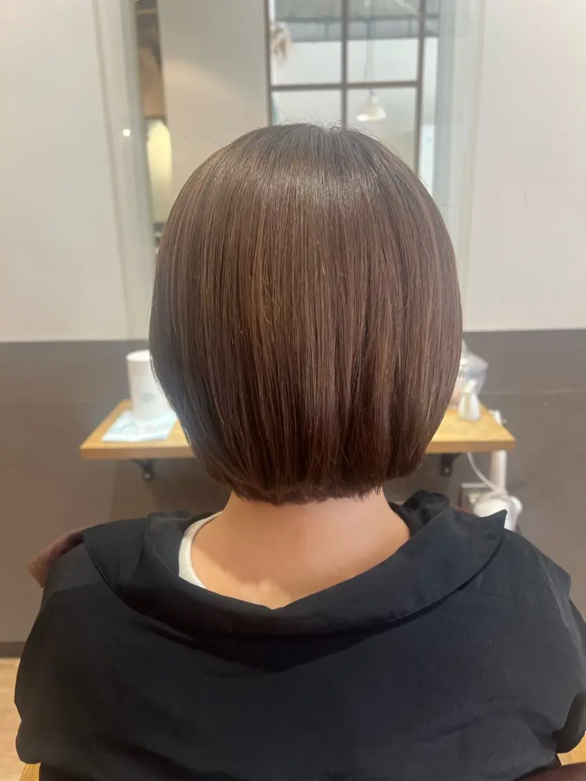 ショート カラー カット ヘアカラー トリートメント たけだ れなのヘアスタイル