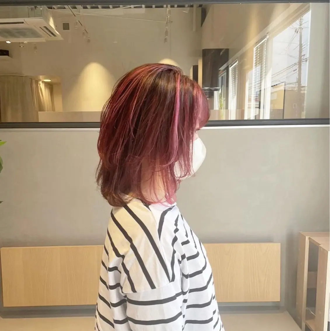 ミディアム カラー 城間 晴人のヘアスタイル