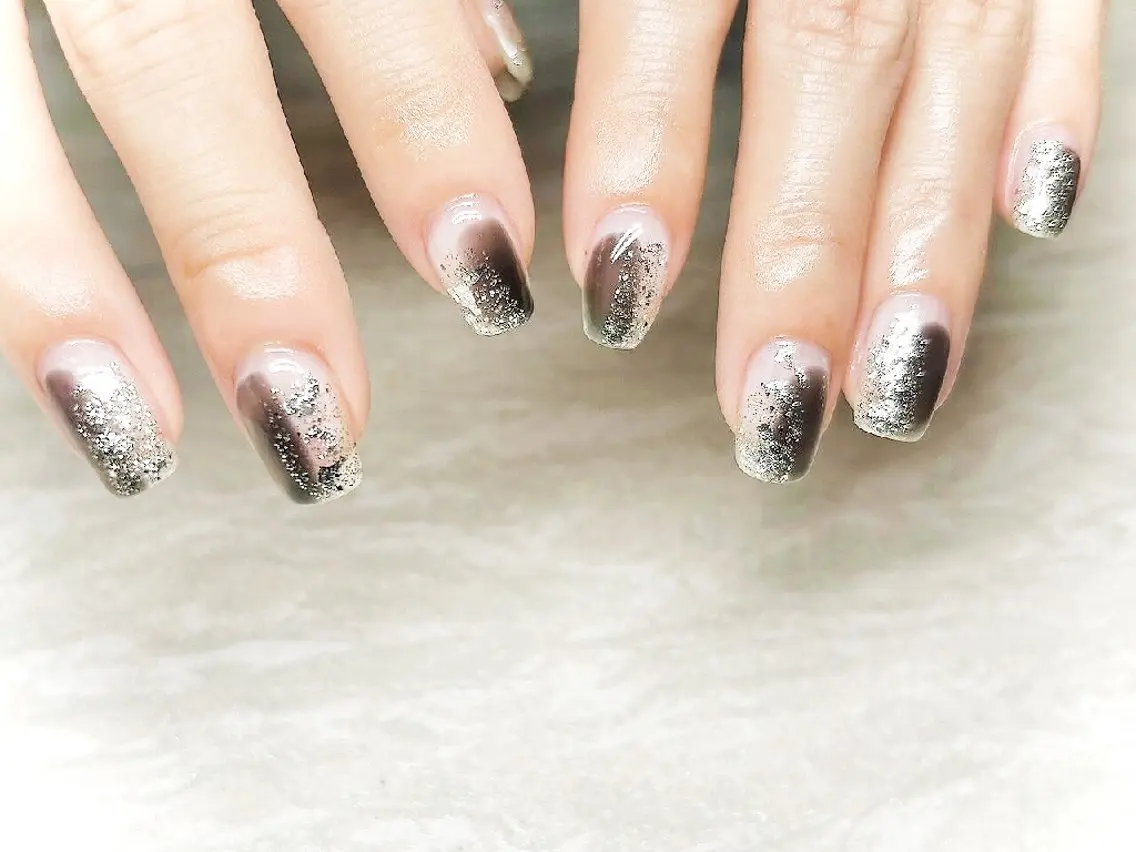 ネイル アートネイル クリアネイル 入学式 卒業式 韓国ネイル JULIE NAILのネイルデザイン