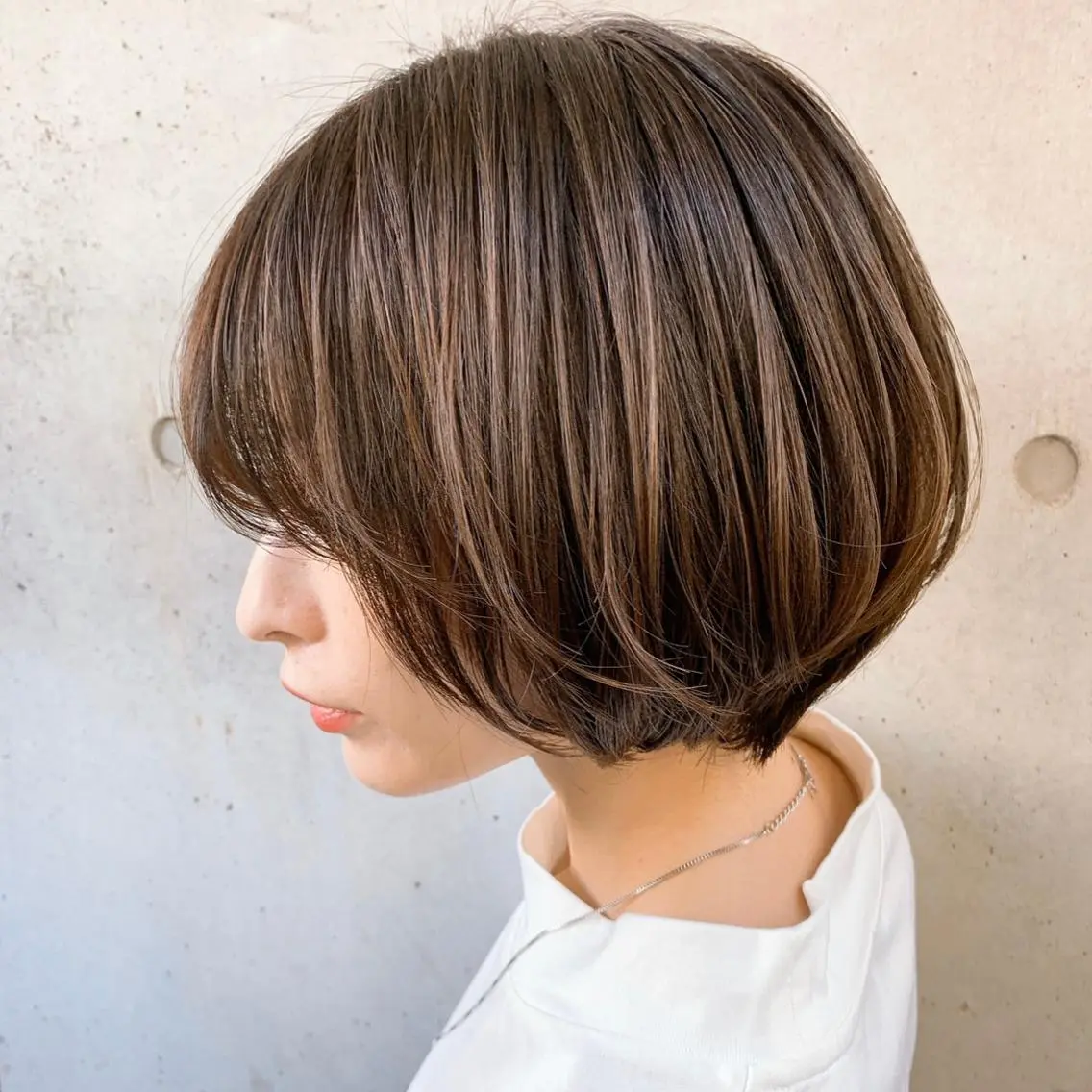 ショート ショートボブ ボブ ショートヘア 髪質改善 縮毛矯正/ レイヤー/銀座/本木のヘアスタイル
