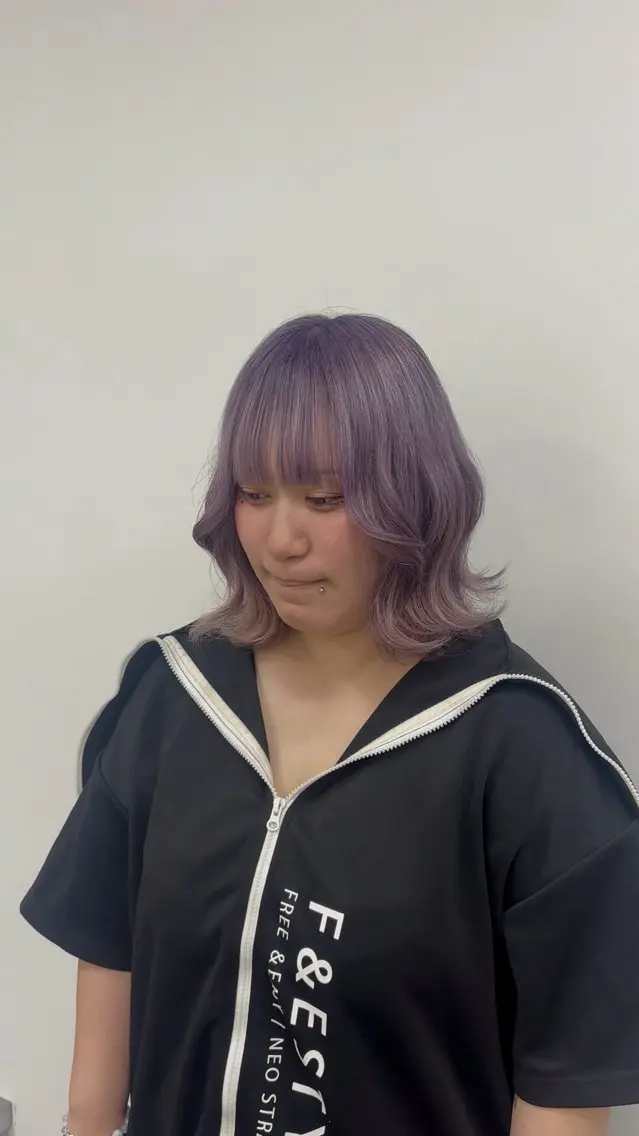 ミディアム NANA #艶カラーのヘアスタイル