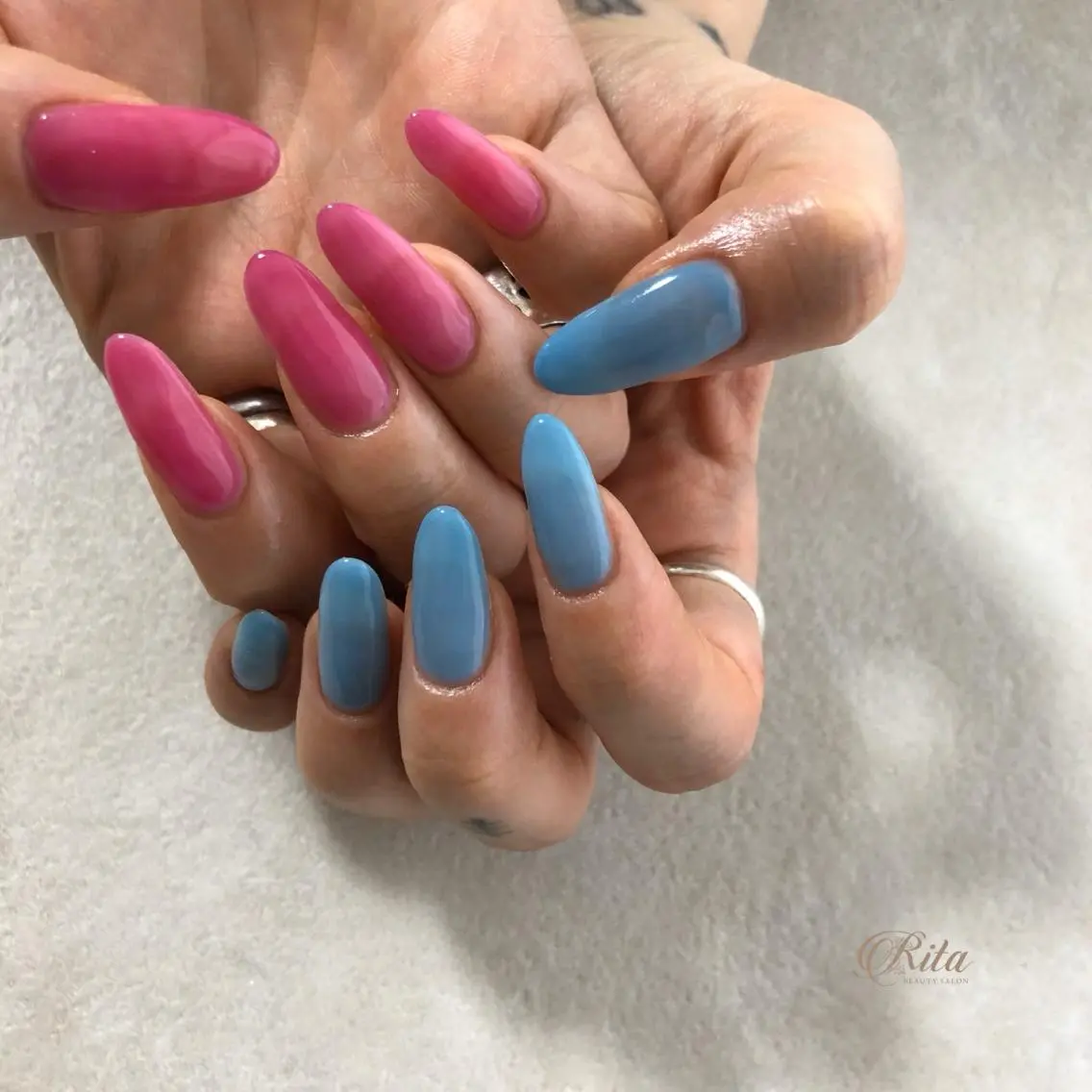 ネイル クリアネイル salon de fika【中崎町】のネイルデザイン