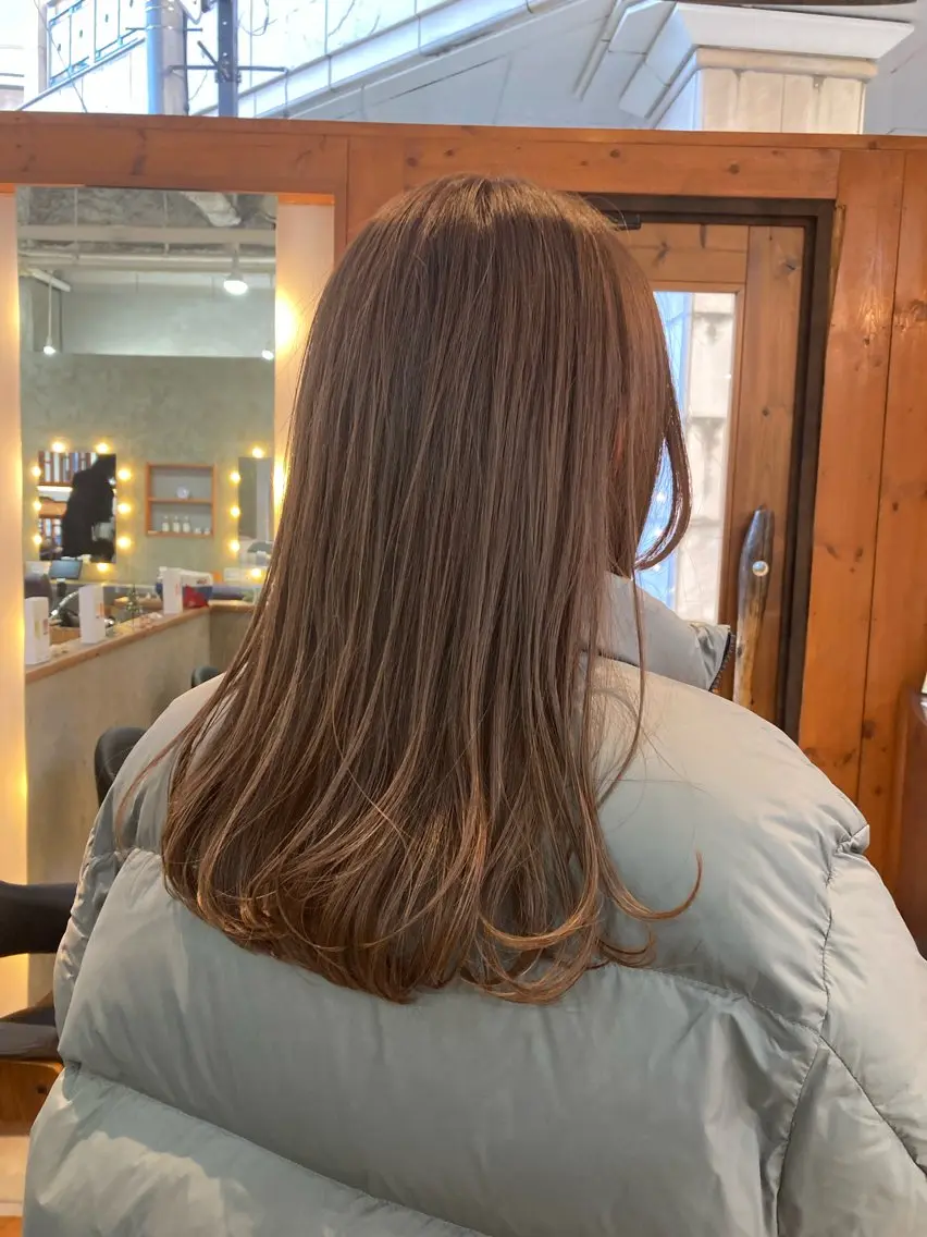 ロング カット トリートメント 金子 歩実のヘアスタイル