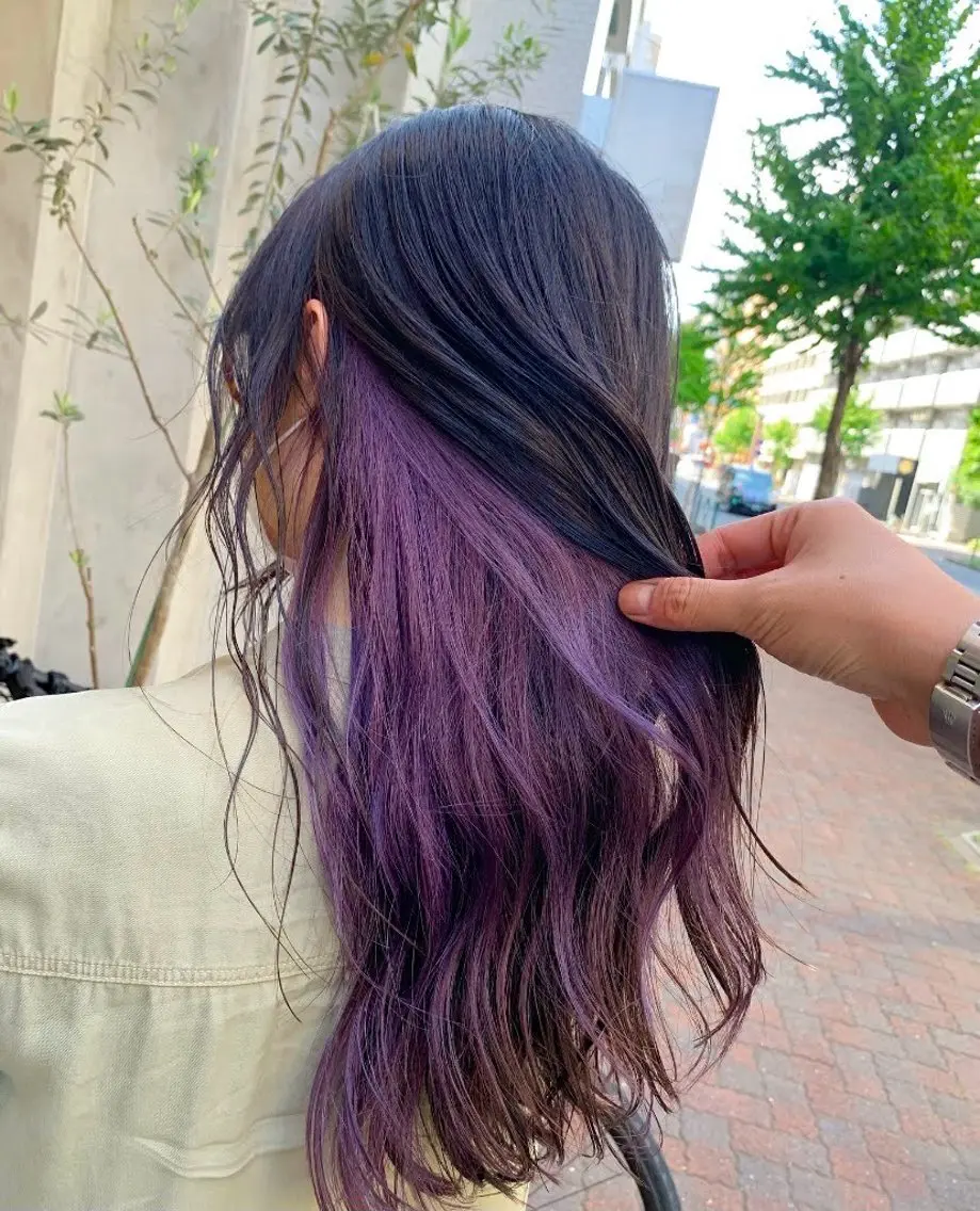 🌈【インナーカラー】🌈+インナーブリーチ＋オーガニックカラー＋ヘアケア¥11000の写真