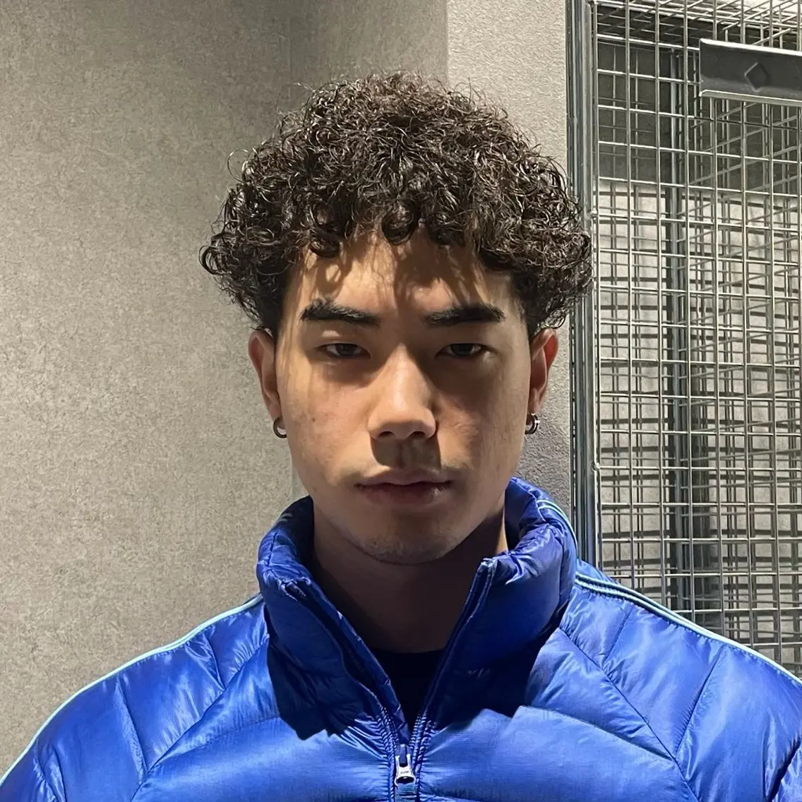 パーマ メンズ 志村 シュンスケのヘアスタイル